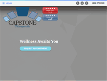 Tablet Screenshot of capstonechiropractic.com